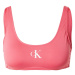Calvin Klein Swimwear Bikinový top  ružová / biela
