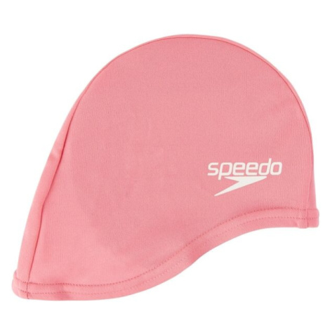 Speedo POLY CAP JU Juniorská plavecká čiapka, ružová, veľkosť