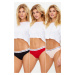 Trendyol 3-Pack Multi Color Cotton Elastic Detailed Thong Knitted Briefs