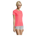 SOĽS Sporty Women Dámske funkčné triko SL01159 Neon coral