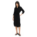 Jacqueline de Yong Dámske šaty JDYRACHEL Regular Fit 15267419 Black M