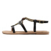 LASCANA Remienkové sandále  zmiešané farby / čierna