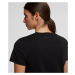 Tričko Karl Lagerfeld Ikonik Karl Outline T-Shirt Čierna
