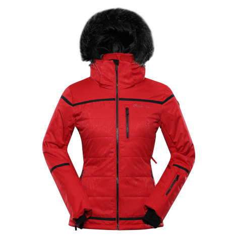 Ladies Ski Jacket with Membrane PTX ALPINE PRO KORA dk.red
