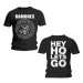 Ramones tričko Hey Ho (Front & Back) Čierna