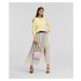 Sukňa Karl Lagerfeld Stripe Pleated Skirt Pastel Multi Stripes