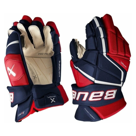 Bauer S22 Vapor 3X Pro Glove SR Navy/Red/White Hokejové rukavice