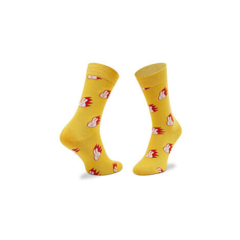 Happy Socks Ponožky Vysoké Unisex BUN01-2200 Žltá