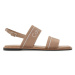 Calvin Klein Sandále Squared Flat Sandal He HW0HW01496 Hnedá