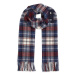 Tommy Hilfiger Šál Th Monogram Tartan Scarf AM0AM11984 Modrá