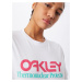 OAKLEY Funkčné tričko 'Fiery'  tyrkysová / brusnicová / biela