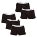 5PACK Men's Boxer Shorts Pietro Filipi Black