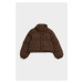 BUNDA GANT CROPPED PUFFER JACKET RICH BROWN