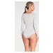 SVETLOSIVÉ KLASICKÉ DÁMSKE BODY M1038 GREY