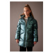 DEFACTO Girl Water Repellent Shiny Hooded Coat