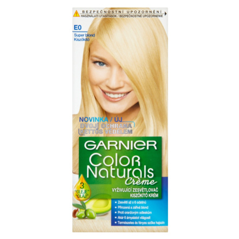 Zosvetľujúci farba Garnier Color Naturals E0 super blond + darček zadarmo