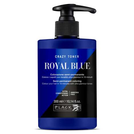 Farebný toner na vlasy Black Professional Crazy Toner - Royal Blue (modrý) (154016) + darček zad