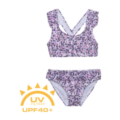 Dievčenské plavky COLOR KIDS Bikini W. Short Skirt, lavender mist