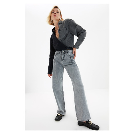 Dámske džínsy wide leg Trendyol