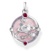 Thomas Sabo PE959-340-9 Silver pendant with pink enamel