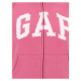 Gap Petite Tepláková bunda 'HERITAGE'  ružová / biela