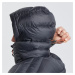 Pánska páperová bunda MT500 na horskú turistiku s kapucňou do -10 °C čierna