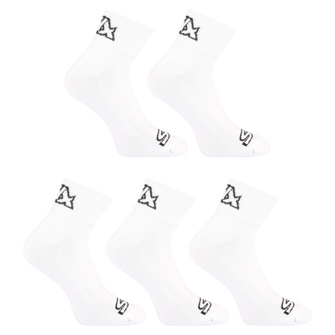 5PACK ponožky Styx členkové biele (5HK1061) S