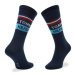 Tommy Hilfiger Súprava 2 párov vysokých detských ponožiek 701218367 Modrá