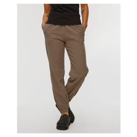 Dámske Hnedé Menčestrové Nohavice Deha