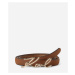 Opasok Karl Lagerfeld K/Signature Sm Buckle Belt Sudan Brown