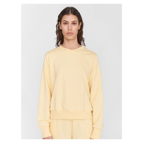 Yellow basic sweatshirt Noisy May Magnifier - Women