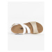 Bayton Remienkové sandále 'Reus'  zlatá / biela