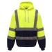 Yoko Reflexná mikina s kapucňou HVK05 Hi-Vis Yellow