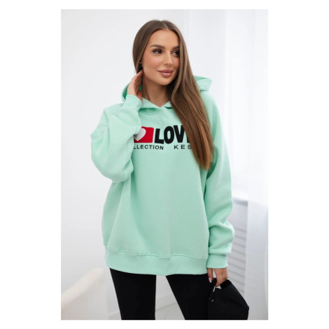 Mint Insulated Cotton Hoodie