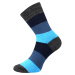 Boma Pruh Unisex spacie ponožky BM000001658900100017 pruhy 04/modrá-tmavo šedá