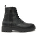 Calvin Klein Jeans Čižmy Combat Mid Laceup Boot W Zip YM0YM00262 Čierna