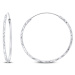 Brilio Silver Nadčasové strieborné kruhové náušnice EA01 3,5 cm
