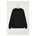 Trendyol Black Plus Size Oversize/Wide Cut Thick Sweatshirt