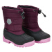 Detské vysoké zimné topánky COLOR KIDS Boots melange WP potent purple