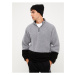 LC Waikiki Stand-up Collar Long Sleeve Plush Men's Sweatshirt