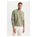 DEFACTO Oversize Fit Crew Neck Basic Sweatshirt