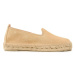 Manebi Espadrilky Suede Flat Espadrilles Béžová