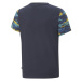 Puma ESS+CAMO TEE Chlapčenské tričko, tmavo modrá, veľkosť