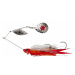 Savage gear blyskáč da bush spinnerbait sinking red head silver - 14 cm 21 g