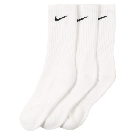 NIKE Športové ponožky  čierna / biela