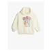 Koton 4wkg10062ak Girls Sweat Ecru