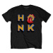 The Rolling Stones tričko Honk Letters Čierna