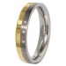 Boccia Titanium Snubný titánový prsteň s diamantmi 0129-04 56 mm