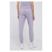 Tepláky Calvin Klein Jeans fialová farba, jednofarebné