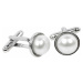 JwL Luxury Pearls Manžetové gombíky s pravými perlami JL0189